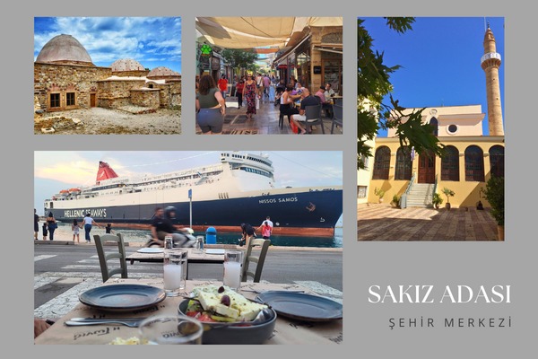 sakız adası şehir merkezi